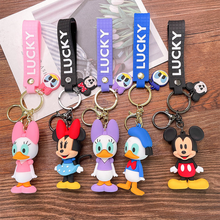 Wholesale Cartoon Silicone Doll Keychain JDC-KC-HaoXi022