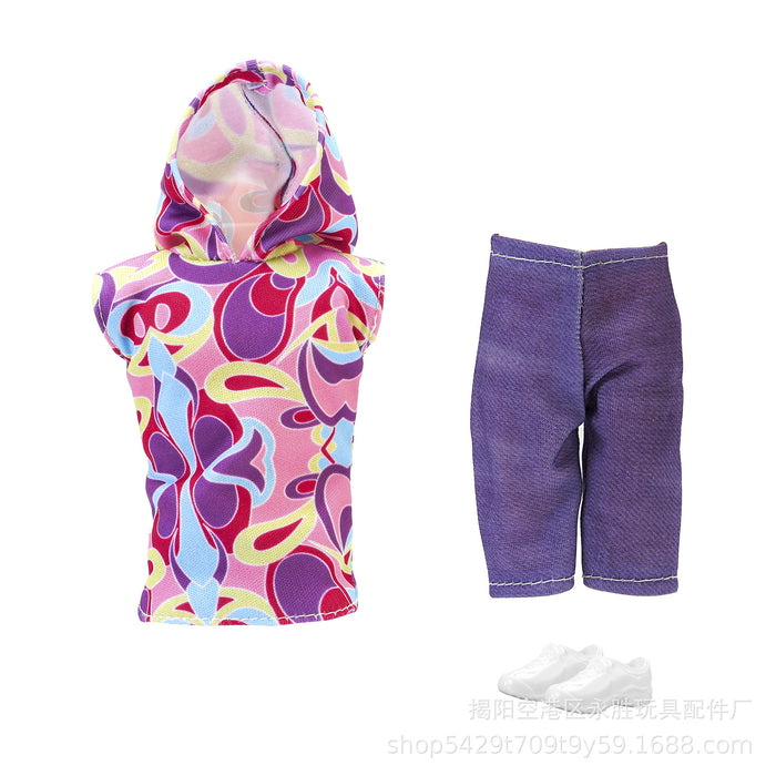 Wholesale prince casual  doll men' s suit children' s toy clothes