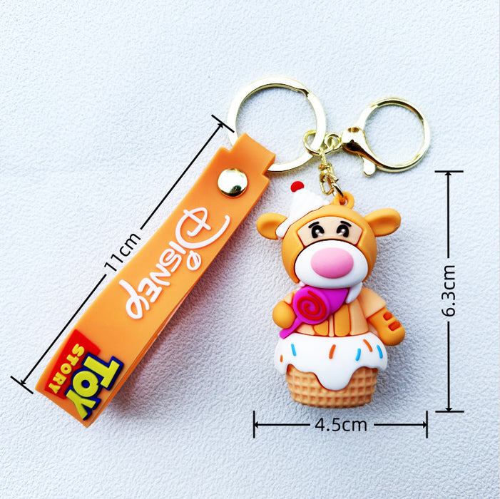 Wholesale PVC Cartoon Doll Keychain JDC-KC-WuYi203