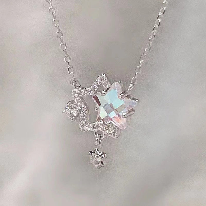 Wholesale Magic star necklace clavicle chain summer Women