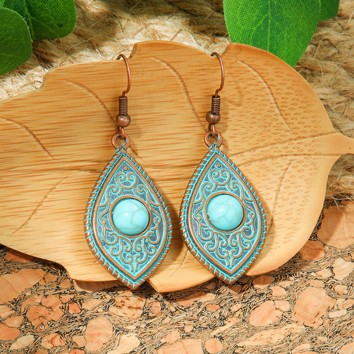 Wholesale Bohemian Geometric Tassel Earrings Set - Zinc Alloy Electroplated Boutique Resale Jewelry
