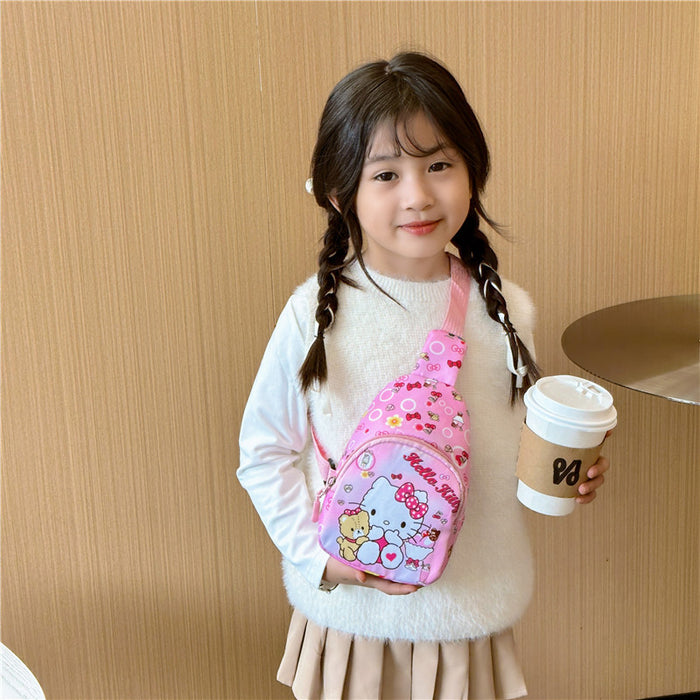 Wholesale waist bag  gift bag cute children' s chest bag new cartoon  shoulder messenger bag