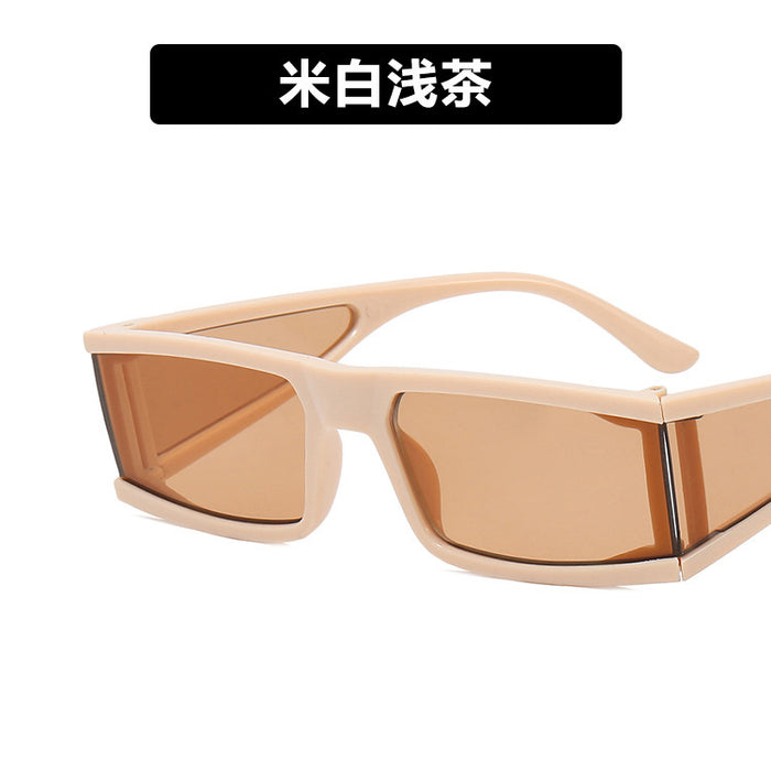Wholesale New sunglasses for women, personalized square block trendy sunglasses