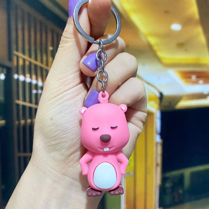 Wholesale Keychain cartoon doll couple bag pendant