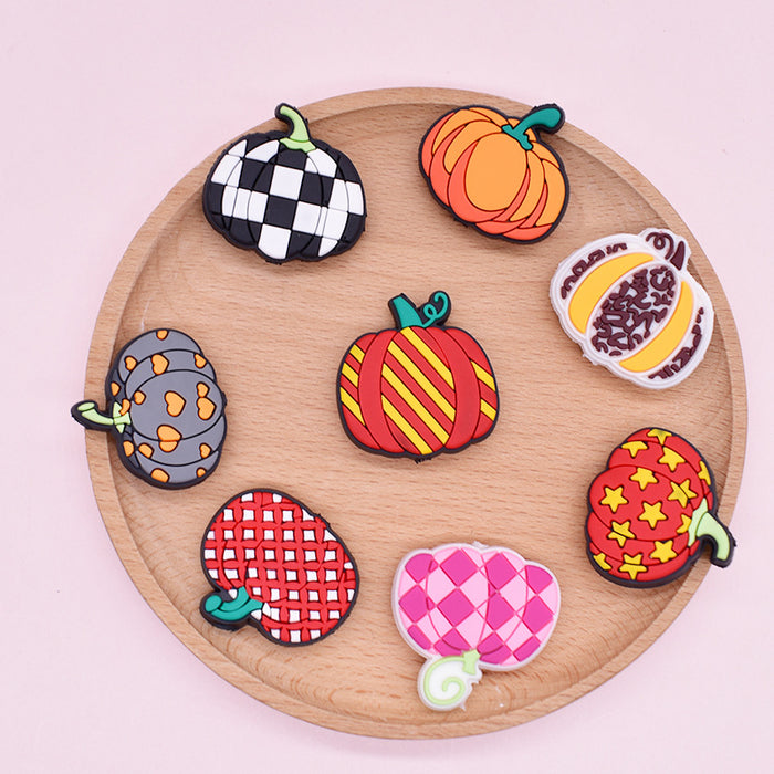 Wholesale Beaded Accessories Beaded Pen DIY Material Pvc Soft Glue Accessories Pumpkin Focus Bead Focalbead