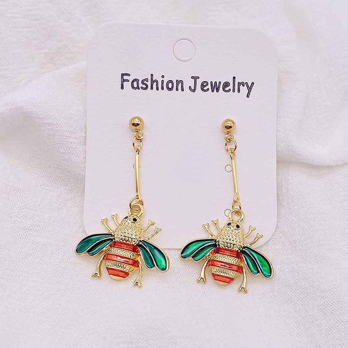 Wholesale Small Daisy Alloy Earrings JDC-ES-Susheng004