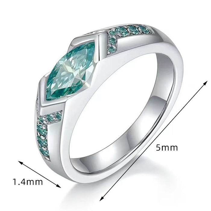 Wholesale Light luxury temperament ring, zircon ring, personalized diamond inlaid ring