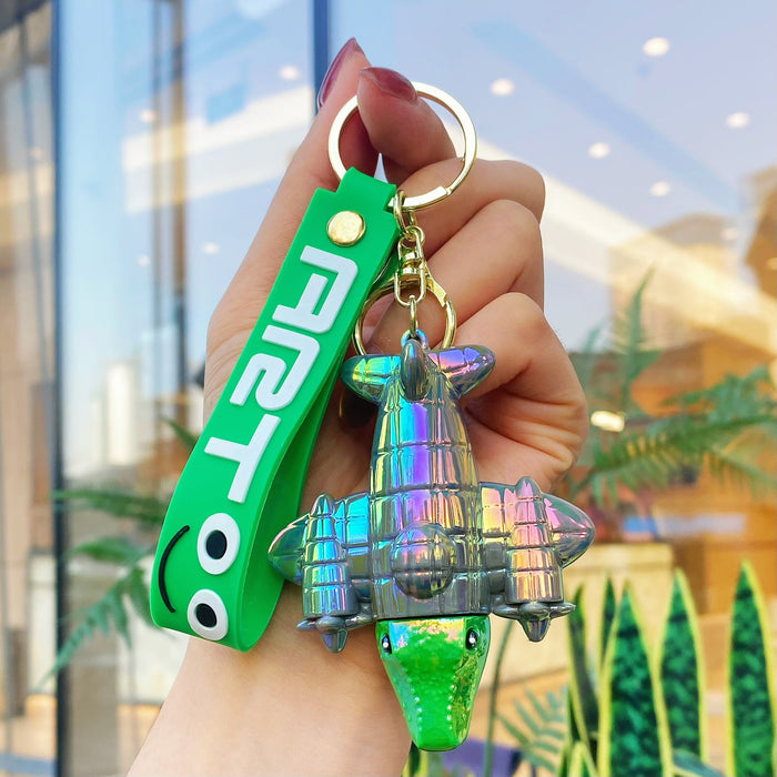 Wholesale 10 PCS Colorful and cute cartoon silicone keychains