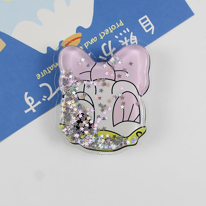 Wholesale Creative Cartoon Quicksand Phone Cushion Stand