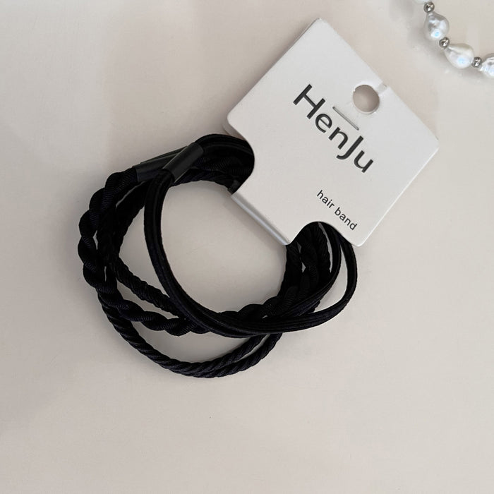 Wholesale Small rubber band, high-end feel, versatile, high elasticity headband, high ponytail tied tightly with headband