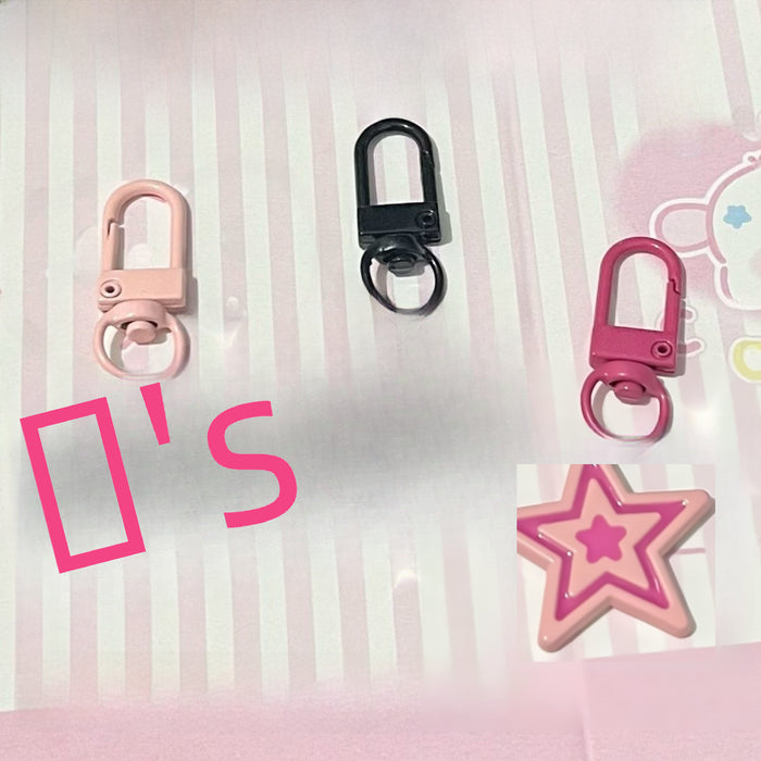 Wholesale Five-pointed star keychain star pendant