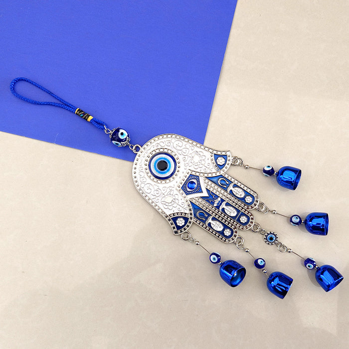 Wholesale Wind Chime Pendant Retro Blue Eye Pendant Devil's Eye Wall Decor Wind Chime