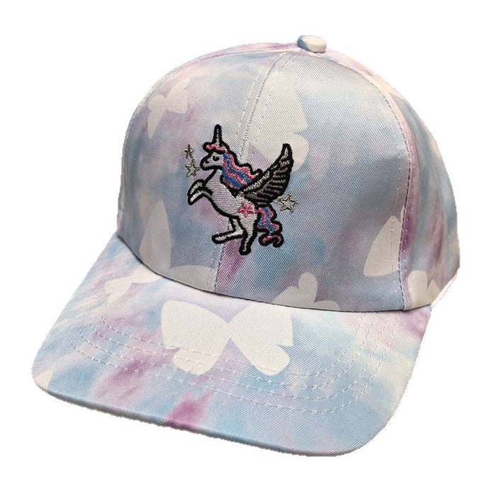 Wholesale Children's Unicorn Embroidered Baseball Hat, Cute Cartoon Duck Tongue Hat, Sunscreen and Sunshade Hat