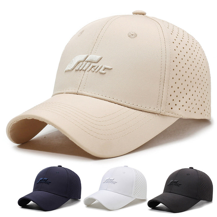 Wholesale Quick-drying baseball cap factory men's and women's spring and summer outdoor breathable sports sunscreen cap big head suitable for sunscreen cap