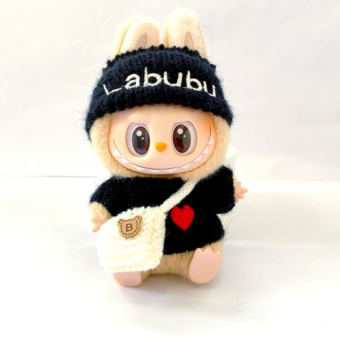 Wholesale Wear red heart sweater with letters and a hat,  a little bear knitted hat,  and a baby clothes