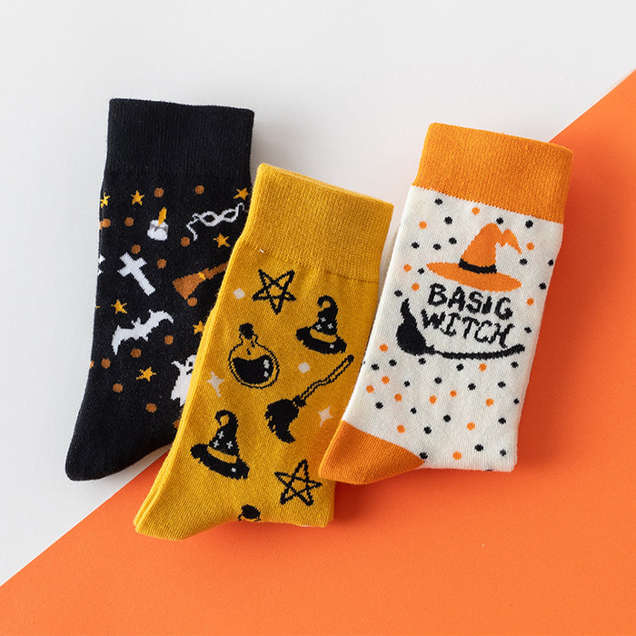 Wholesale Socks, long socks, trendy brand, street festival cartoon pattern, middle tube