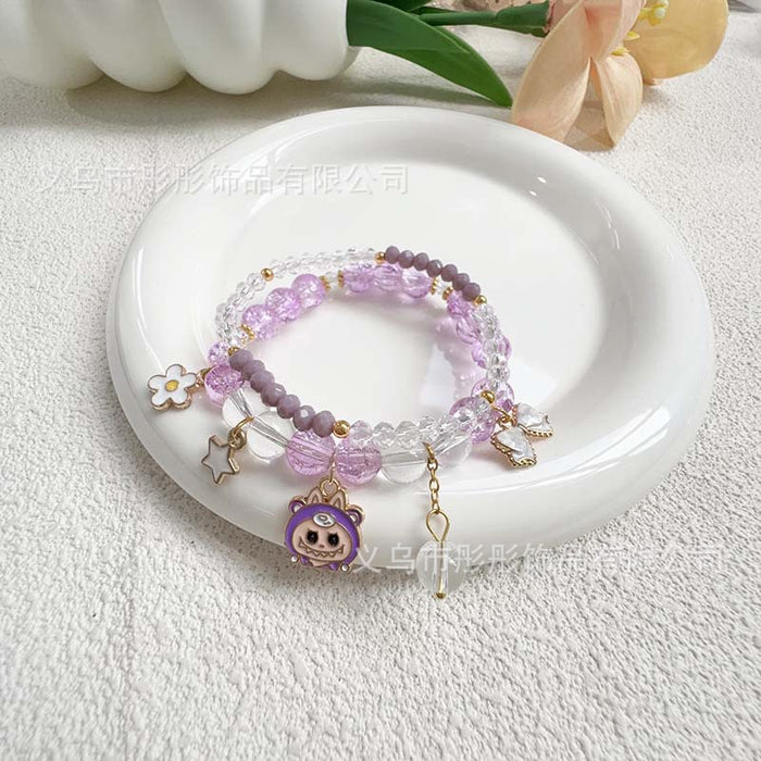 Wholesale Beaded Bracelet Cute Elastic Cartoon Jade Broken Cloth Bracelet Bracelet Girlfriend Gift