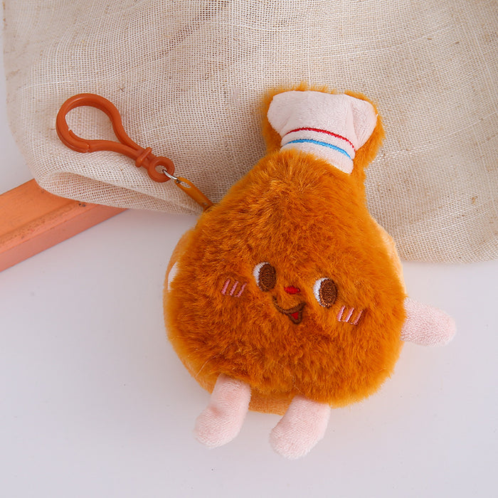 Wholesale Creative Cartoon Wallet Plush Dolphin Pendant Coin Storage Bag