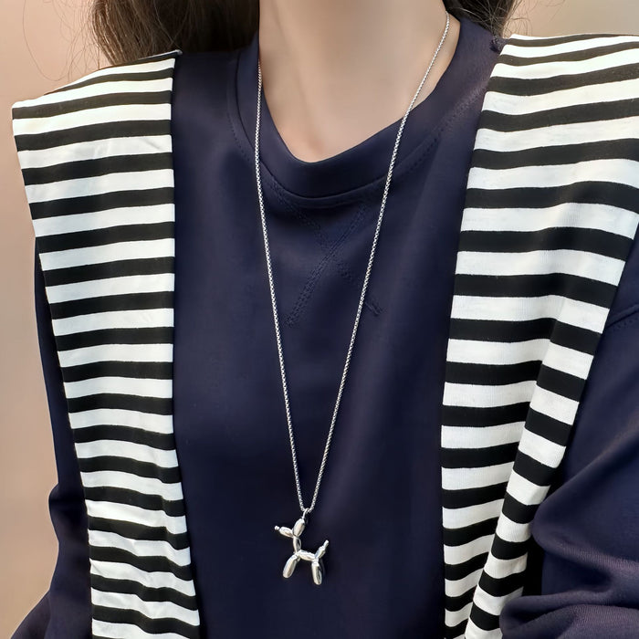 Wholesale Long necklace cross hip-hop pendant titanium steel casual jewelry accessories