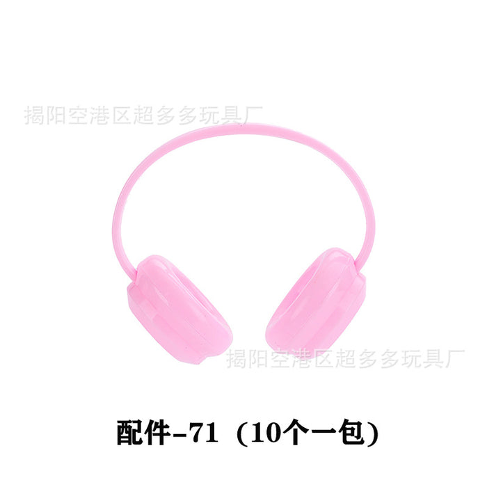 Wholesale Suitable for 17cm doll shoes,  bags,  glasses,  pendants,  cameras,  beach chairs,  surfing transparent protective cases