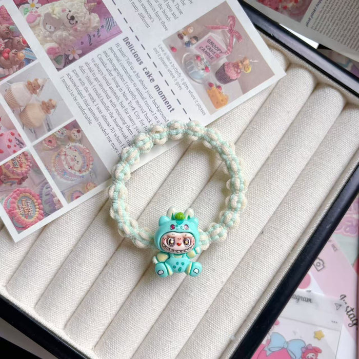 Wholesale Plush Hair Band Colorful Braided Hair Rope Student Gift Hair Accessories