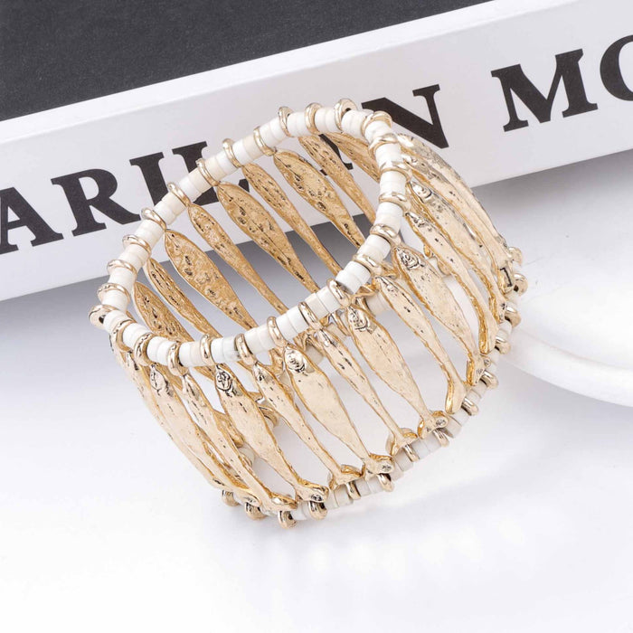 Wholesale Leisure Style Alloy Long Fish Hollow Loosen Casual Bracelet