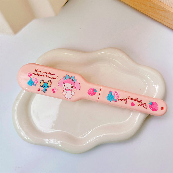 Wholesale cute  comb portable portable hair comb ugly fish bangs comb travel mini massage comb