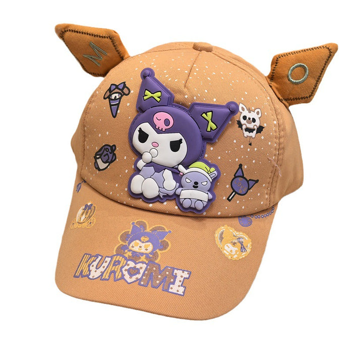 Wholesale Children's baseball cap anime cartoon cute duckbill cap, children's sun protection and sunshade hat