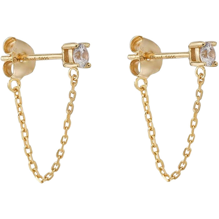 Wholesale Copper jewelry, electroplated pendants, earrings, ear chains, zircon earrings, studs