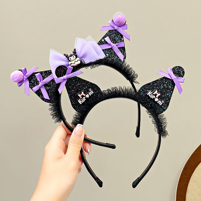 Wholesale 3D Ear Bow Fabric Headband JDC-HD-HengX004