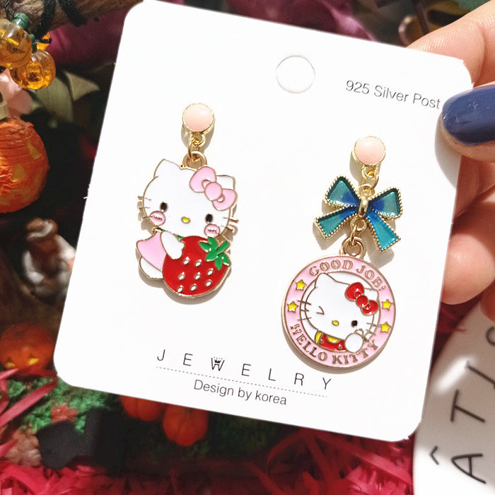 Wholesale Cartoon Alloy Cute and Funny Earrings JDC-ES-Xingj054