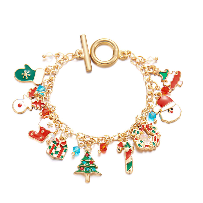 Wholesale Festival Jewelry Christmas Tree  Pendant Bracelet Female Creative All-match Bracelet Female
