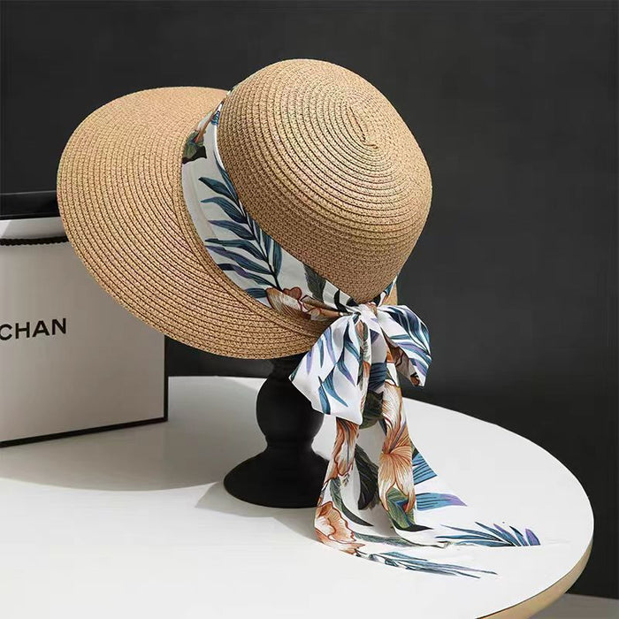 Wholesale Straw hat, sun protection, fisherman's hat, woven to prevent UV rays