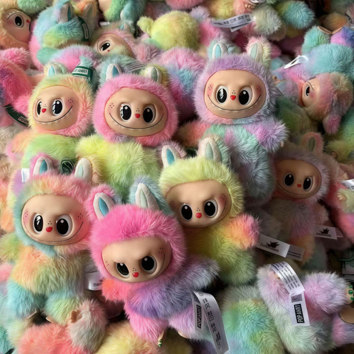 Wholesale Fourth generation vinyl face plush macaron high quality fourth generation blind box