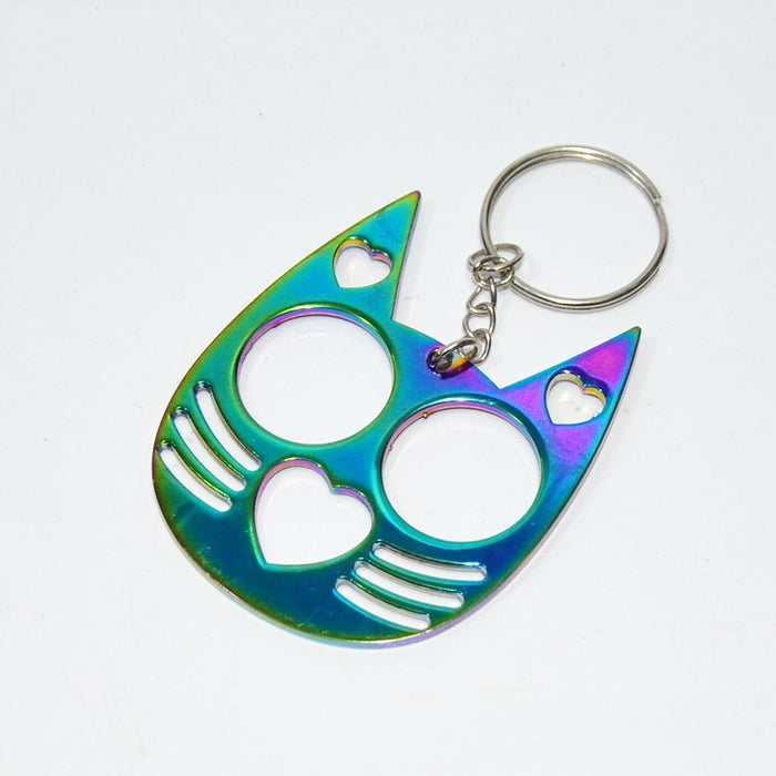 Wholesale Aluminum Alloy Multifunctional Love Cute Cat Keychain JDC-KC-KB021