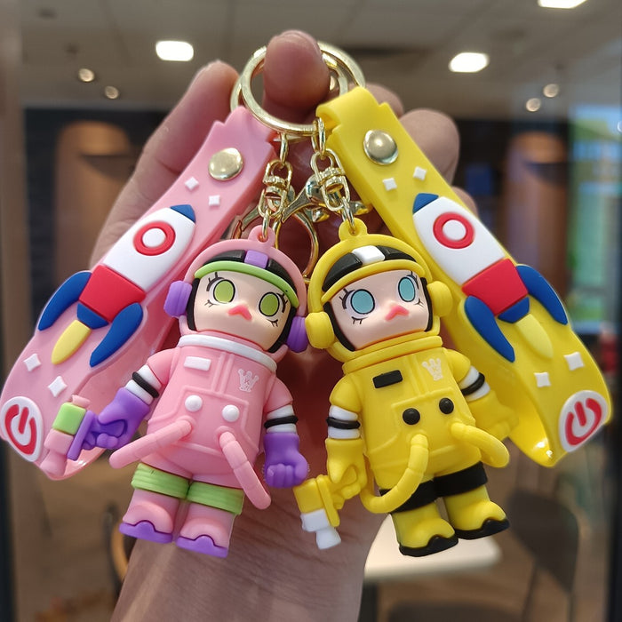 Wholesale Cute Cartoon Astronaut Keychain