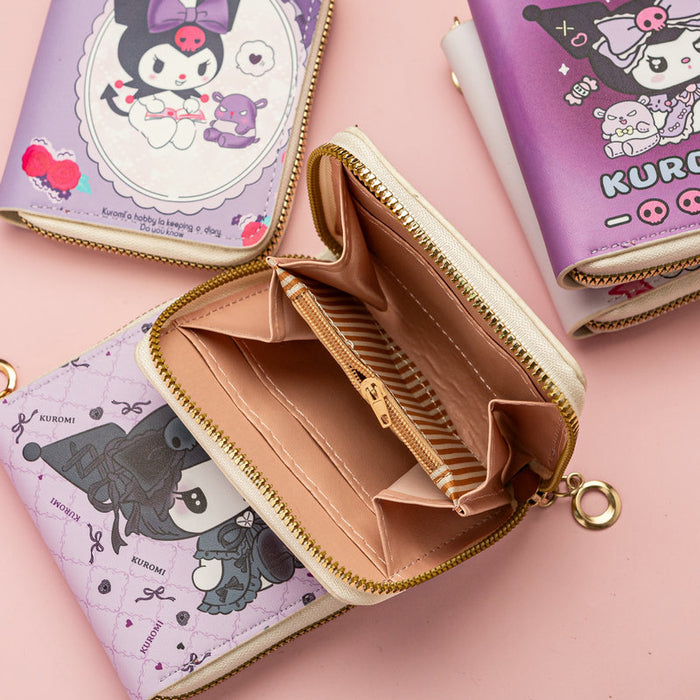 Wholesale Cartoon Anime Cute Short Zipper Wallet Wallet Wallet Wallet Card Bag Zero Wallet