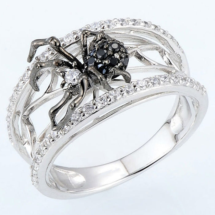 Wholesale 925 silver Black  Ring
