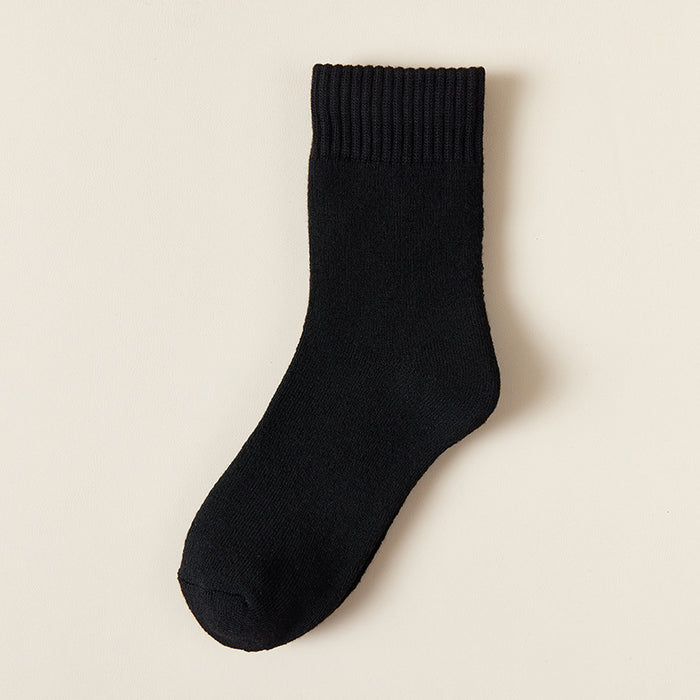 Wholesale Socks, looped socks, long socks, solid color, looped thick, warm midsole