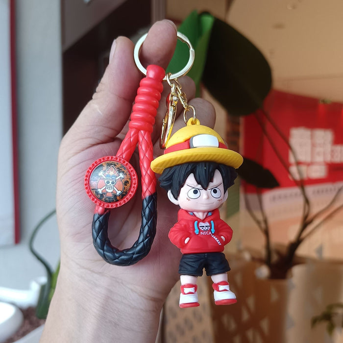 Wholesale Cartoon Silicone Doll Keychain JDC-KC-KuangK029