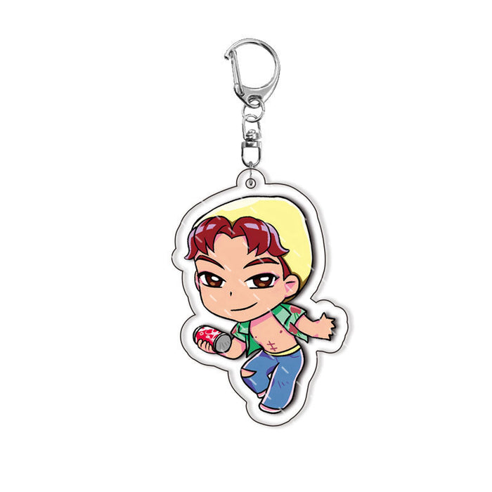 Wholesale Kpop Anime peripheral cute keychain