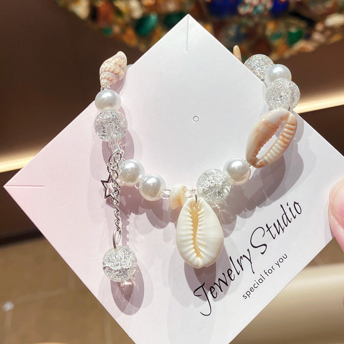 Wholesale Summer Shell Beaded Bracelet Trendy Jewelry Accessory MOQ≥3