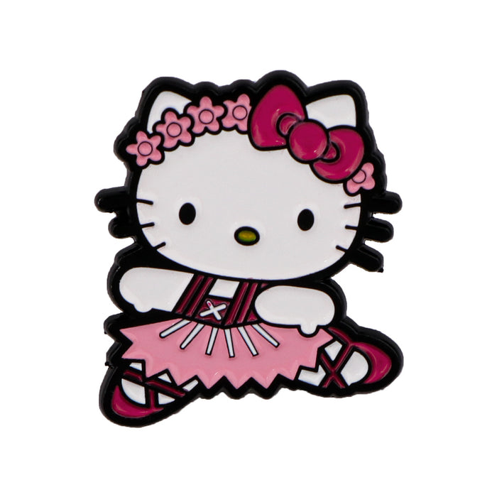 Wholesale Cartoon Red Bow Cat Brooch Badge Clothing Backpack Decorations