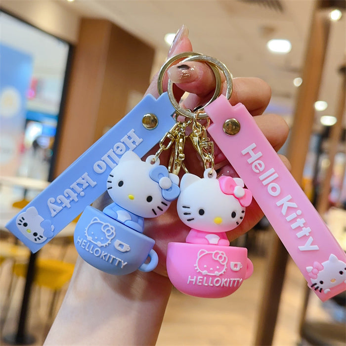 Wholesale Cartoon keychain creative small gift cute backpack pendant doll car keychain