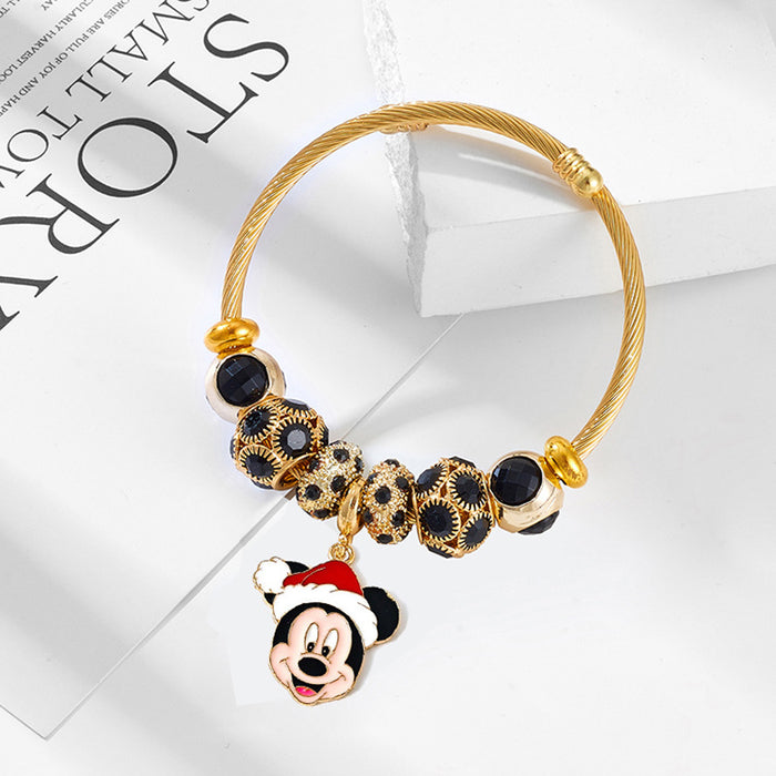 Wholesale Cartoon Couple Bracelet Stainless Steel Jewelry Accessory MOQ≥2