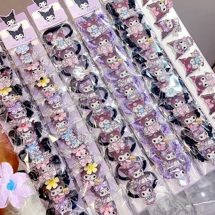 Wholesale 10pcs Hairpin Headwear Cute Cartoon Hairpin Children' s Hair Accessories Girls'  Hair Ring Rubber
