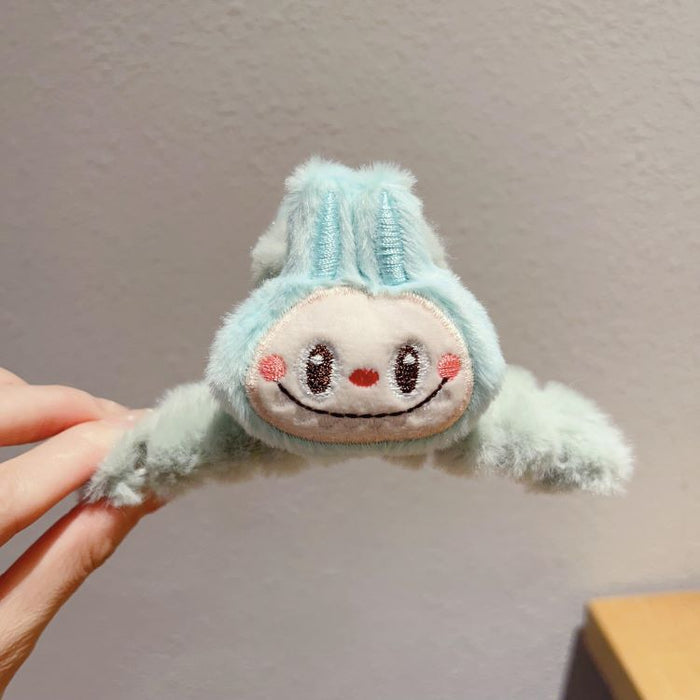 Wholesale Plush Hair Clip Furry Large Cartoon Hair Clip on the Back of the Head Internet Celebrity Hair Clip Headband Bangs