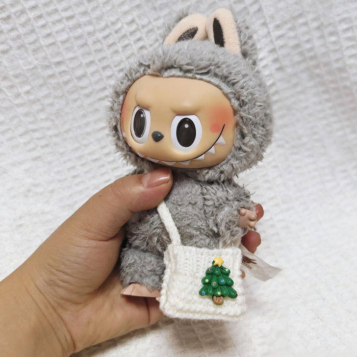 Wholesale Christmas PVC plush doll clothing keychain button sweater clothing accessories