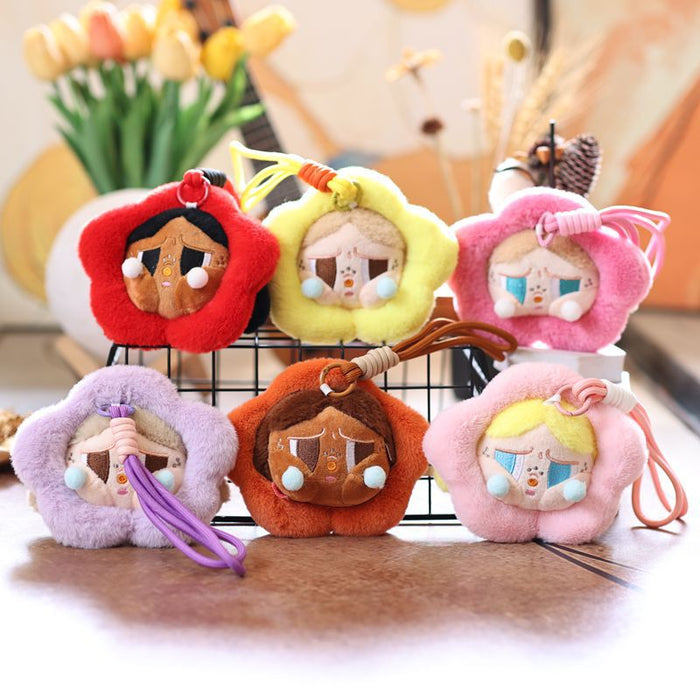 Wholesale Cute Small Pendant Plush Toy Doll Crying Baby Head Bag Pendant Keychain Doll Doll