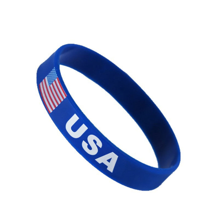 Wholesale World Cup Fan Silicone Bracelets